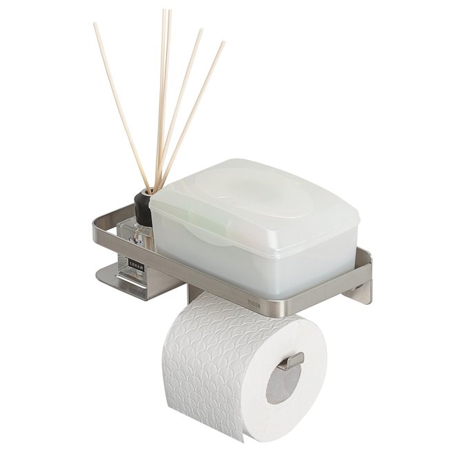 Shelf toilet roll deals holder